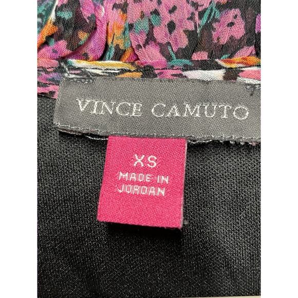 Vince Camuto Dress Woman’s Sz XS Multicolor Floral Lightweight Three Tier Mini - Picture 4 of 13